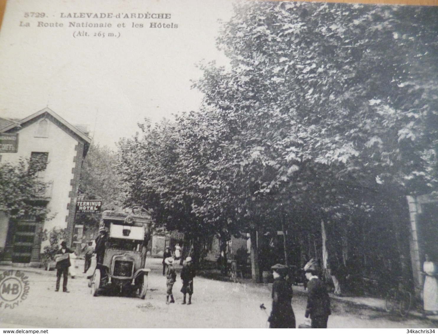 CPA  07 Ardèche Lalevade D'Ardèche La Route Nationale Et Les Hôtels TBE - Autres & Non Classés