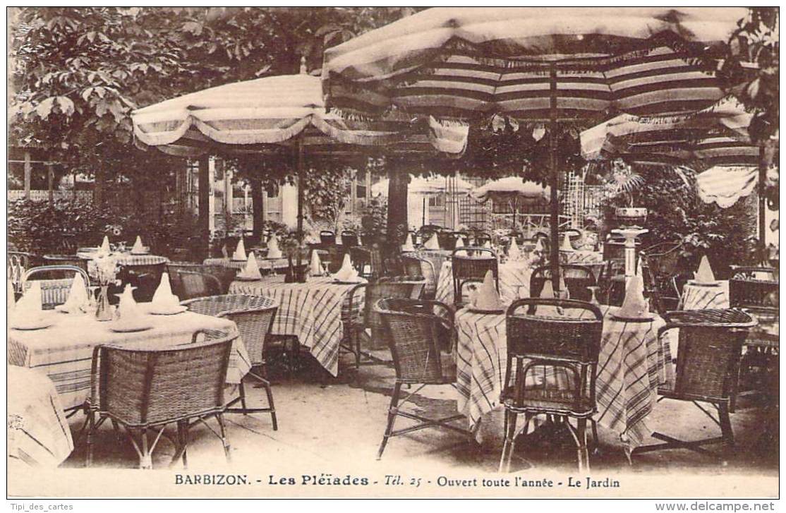 77 - Barbizon - Les Pléïades, Le Jardin (restaurant) - Barbizon