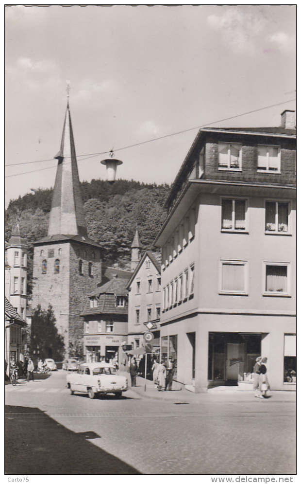 Allemagne - Plettenberg-Stadt - Sauerland - 1961 - Automobile - Foto Haus - Plettenberg