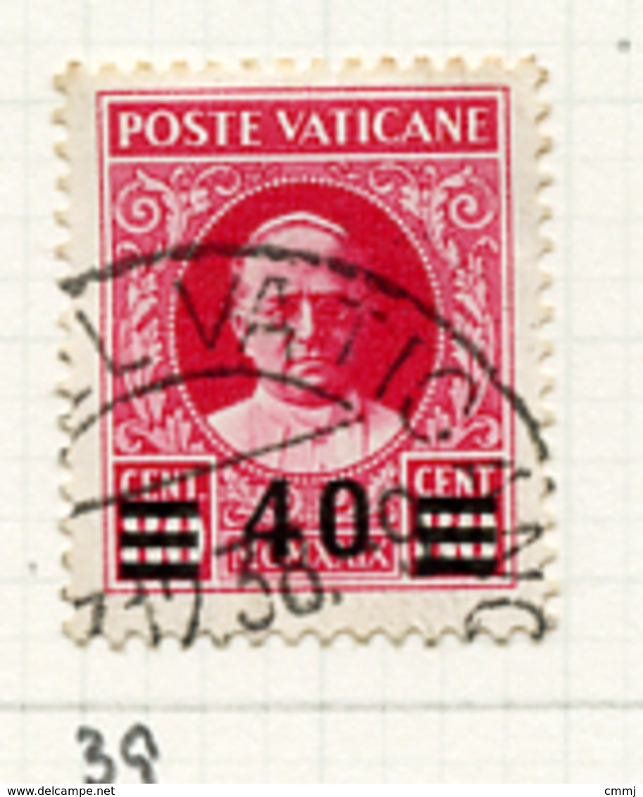 1934 - VATICANO - VATIKAN - Unif.  35 - USED - (VAT.2646 - 12..) - Gebraucht