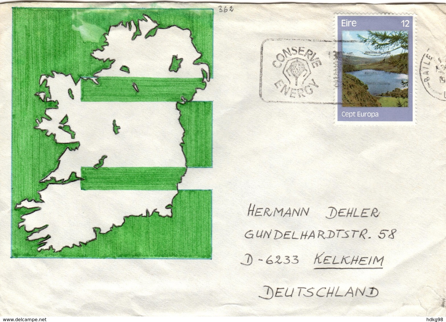 IRL+ Irland 1977 Mi 362 EUROPA (UNIKAT / ÙNICO / PIÉCE UNIQUE) - Briefe U. Dokumente