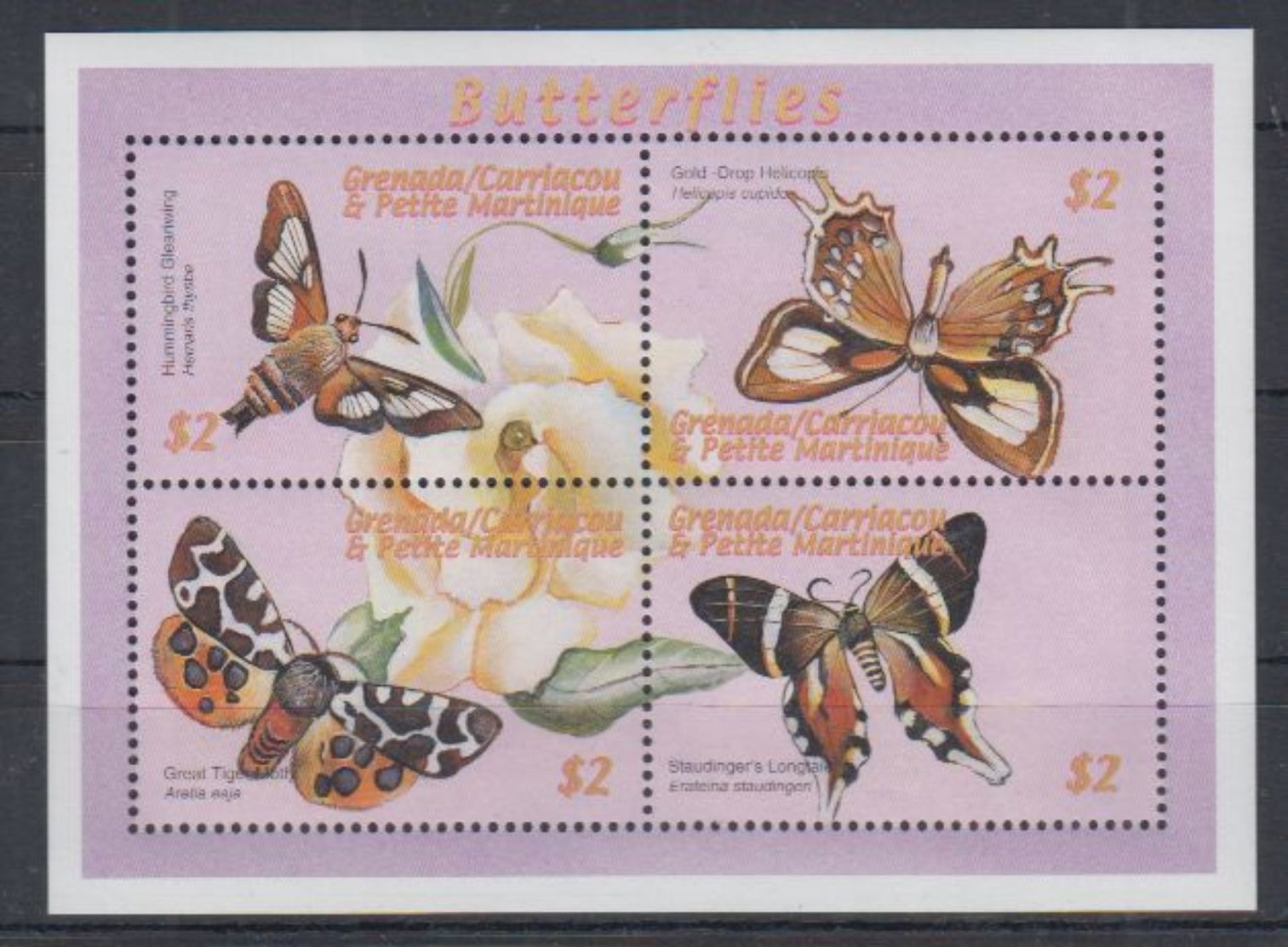 J06. Grenada - MNH - Insects - Butterflies - Butterflies