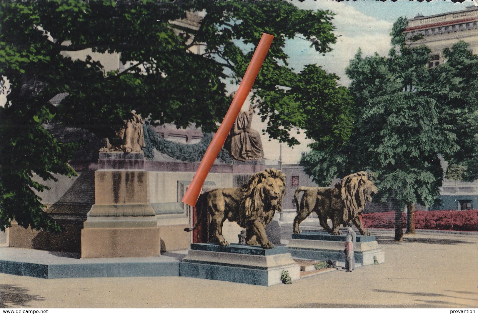 BRUXELLES - Colonne Du Congrés (Photocarte Très Animée Et Circulée En 1922) + Idem Couleur Quelques Années Plus Tard - Inaugurations