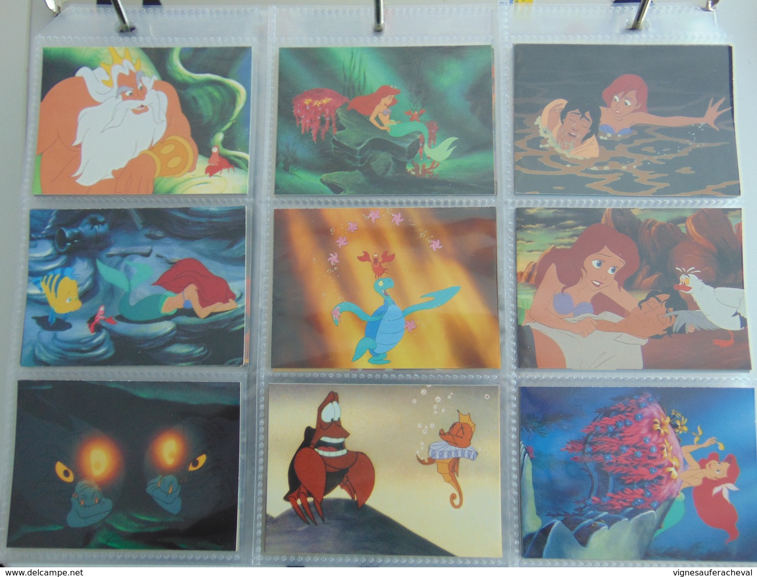 Cartes Disney Little Mermaid By Proset Set Incomplet - Disney