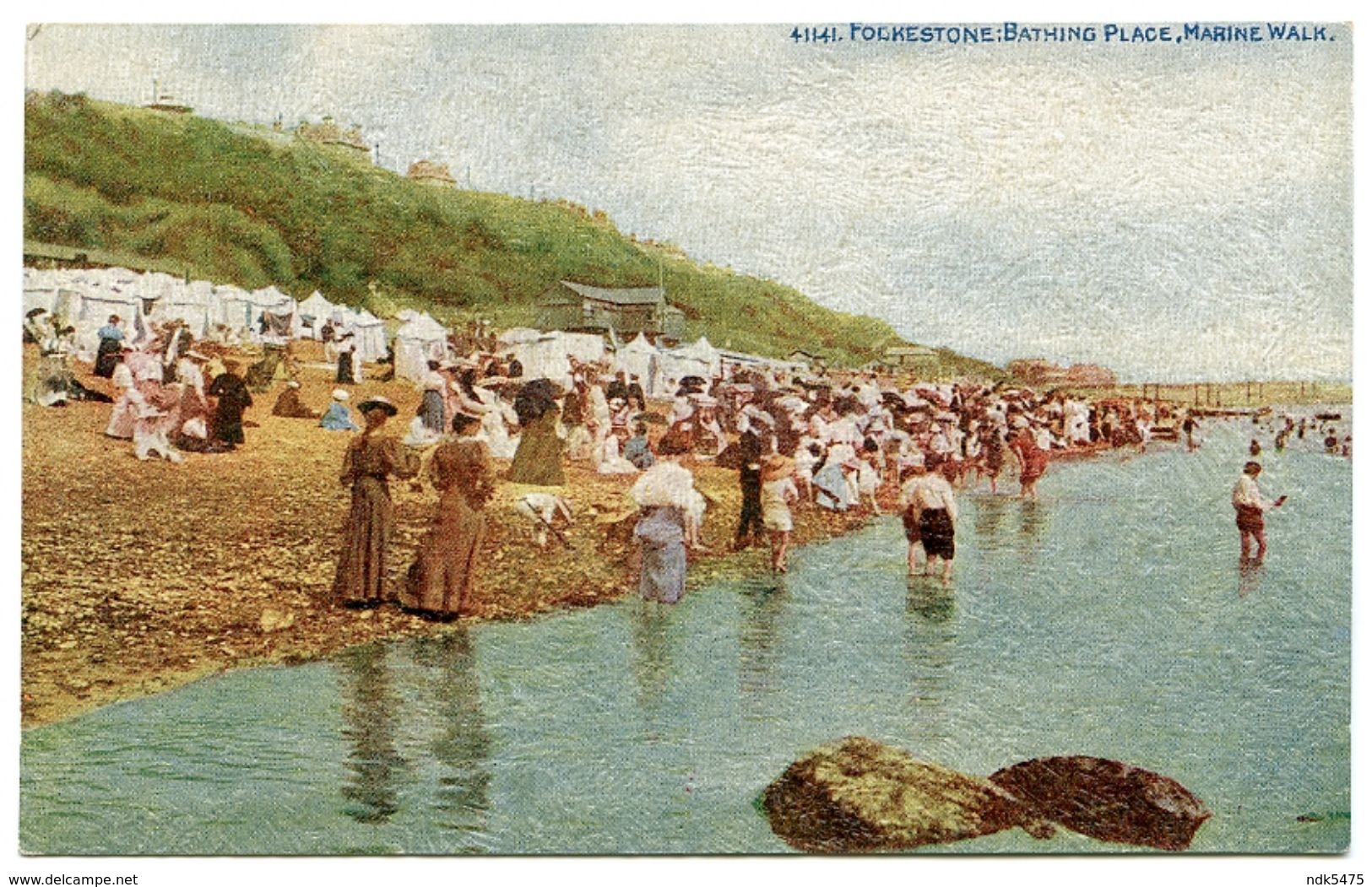 FOLKESTONE : BATHING PLACE, MARINE WALK - Folkestone