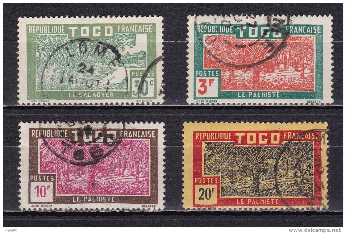 Togo N° 144,149,150,151 - Used Stamps