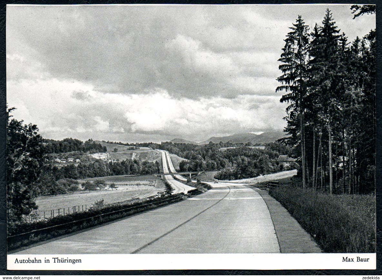 B0633 - Autobahn In Thüringen - Max Baur Bildkarte - Flechsig Verlag - Sonstige & Ohne Zuordnung