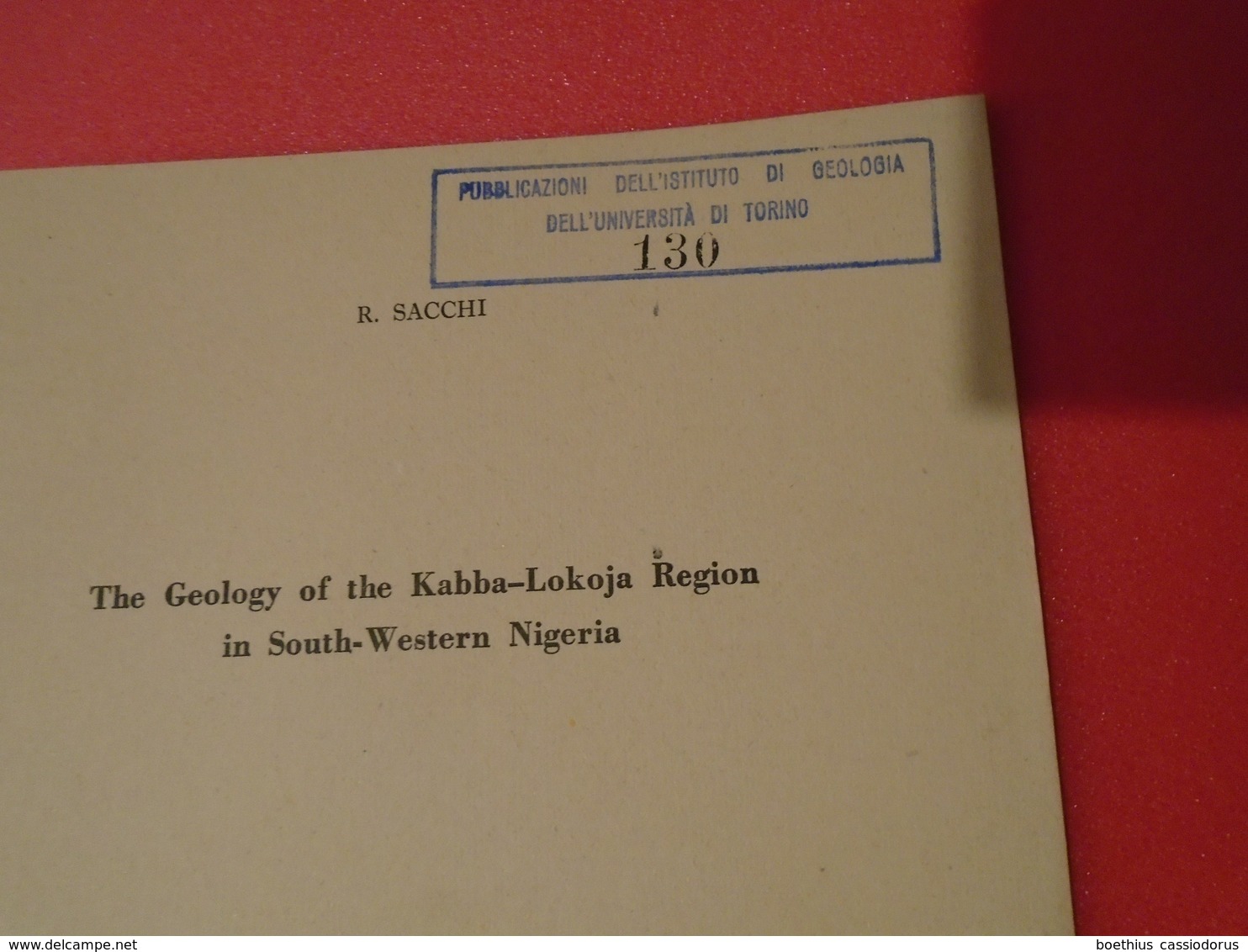 Géologie Nigeria : THE GEOLOGY OF THE KABBA-LOKOJA REGION IN SOUTH-WESTERN NIGERIA - Sciences De La Terre