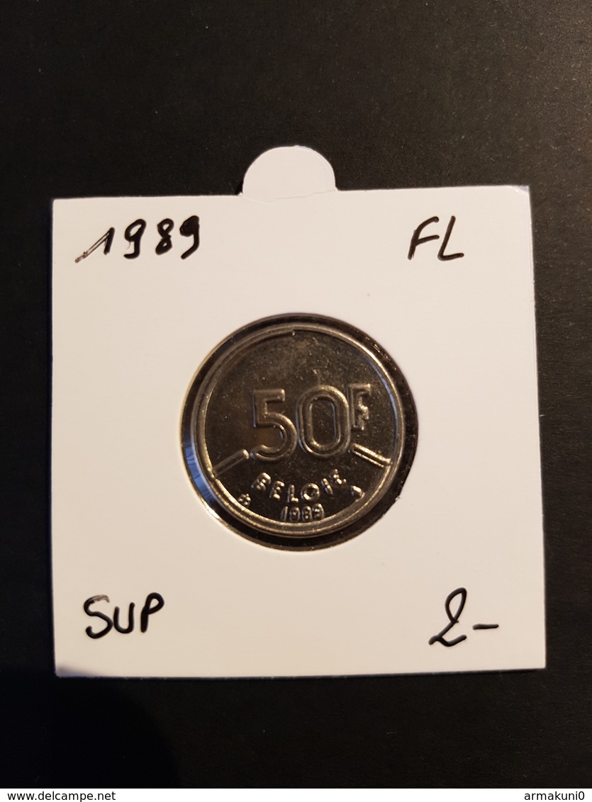 50 Francs 1989 FL - Baudouin 1er (825) - 50 Francs