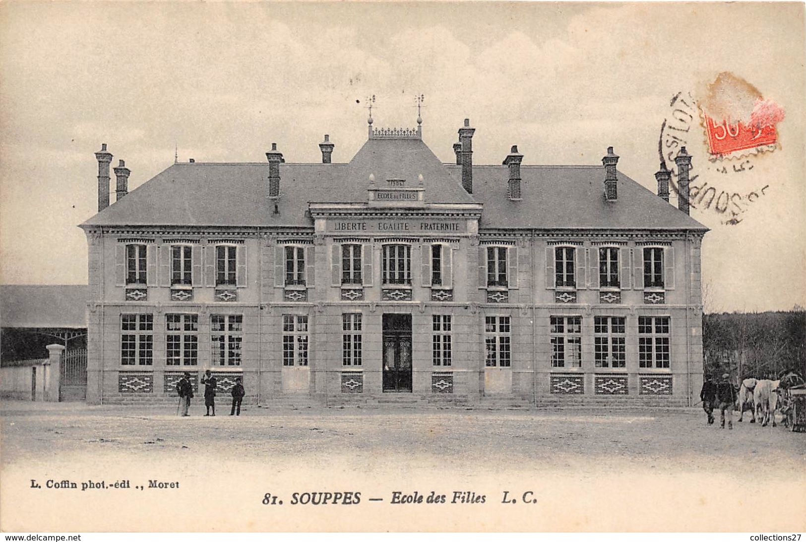 77-SOUPPES- ECOLE DES FILLES - Souppes Sur Loing