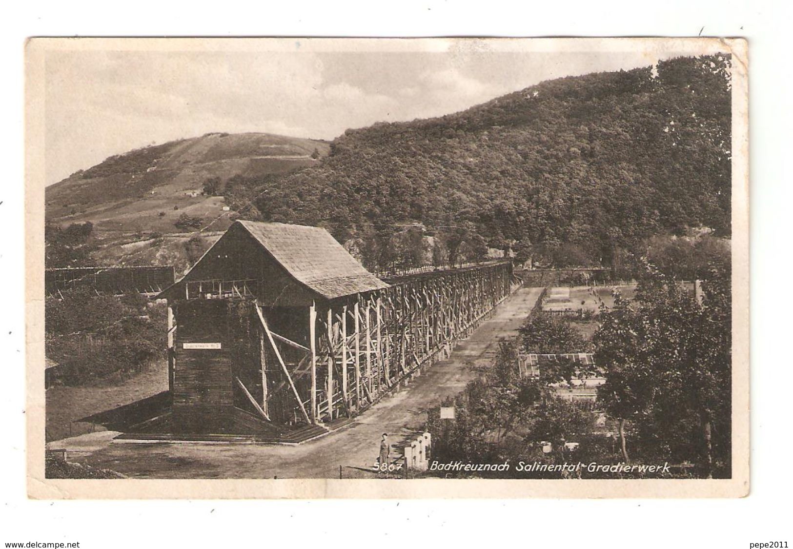 CPA BAD KREUZNACH Salinental Gradierwerk Vue Peu Commune - Bad Bergzabern