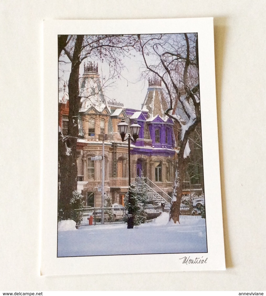 Montreal - Le Carré St-Louis Sous La Neige - Québec - La Cité