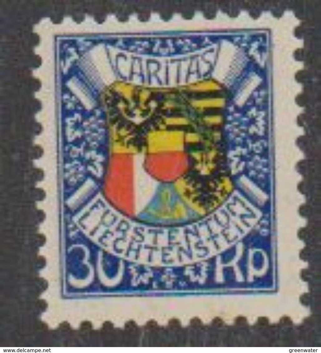 Liechtenstein 1927 Caritas/Geburtstag Des Fürsten Johann II 30Rp ** Mnh (38037B) - Nuevos