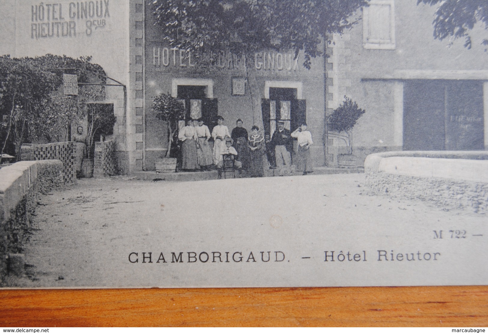 1 Cp  CHAMBORIGAUD Hotel Rieutor ( Ginoux ) - Chamborigaud