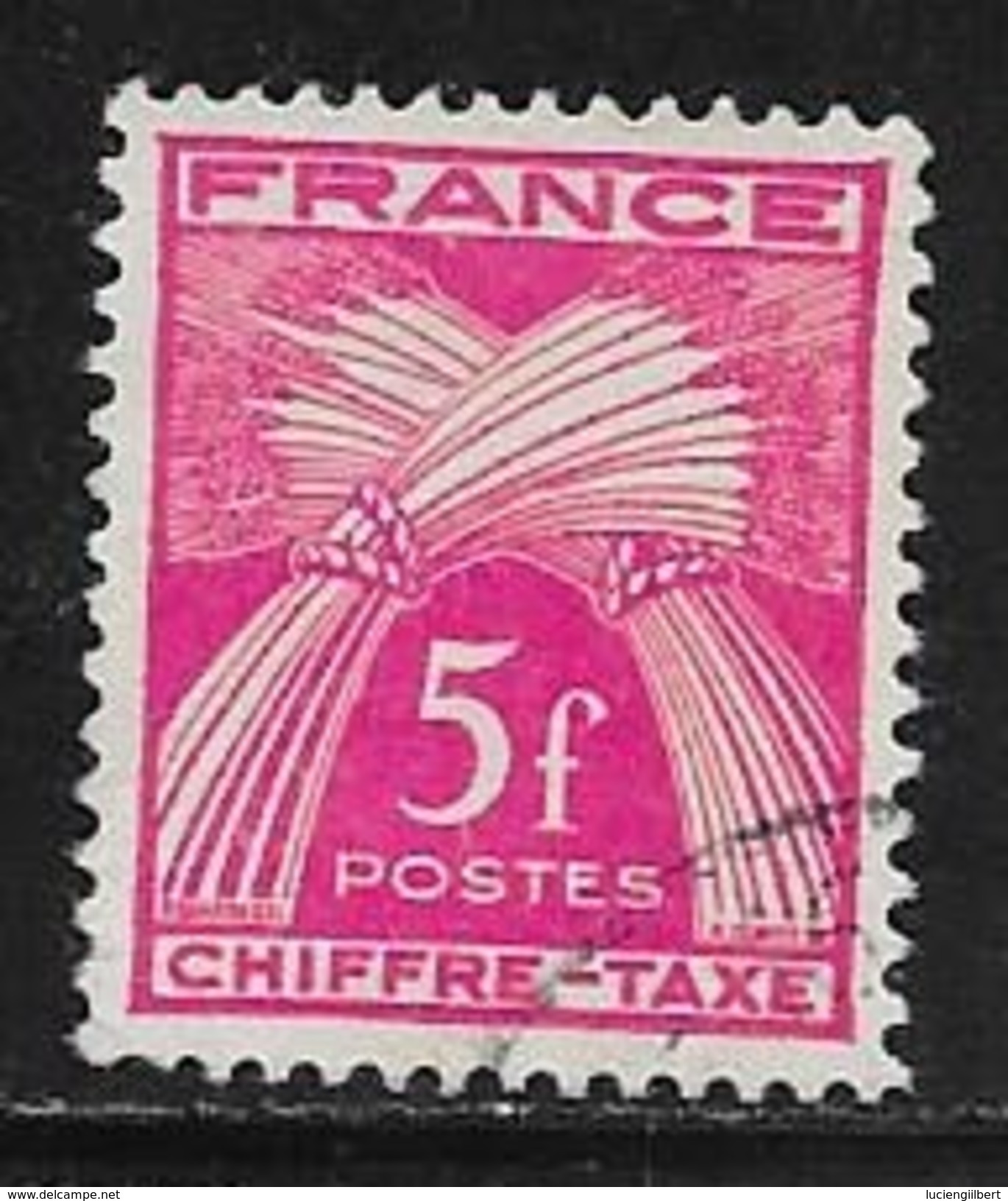 N° 75  FRANCE - TAXE OBLITERE - - 1859-1959 Used