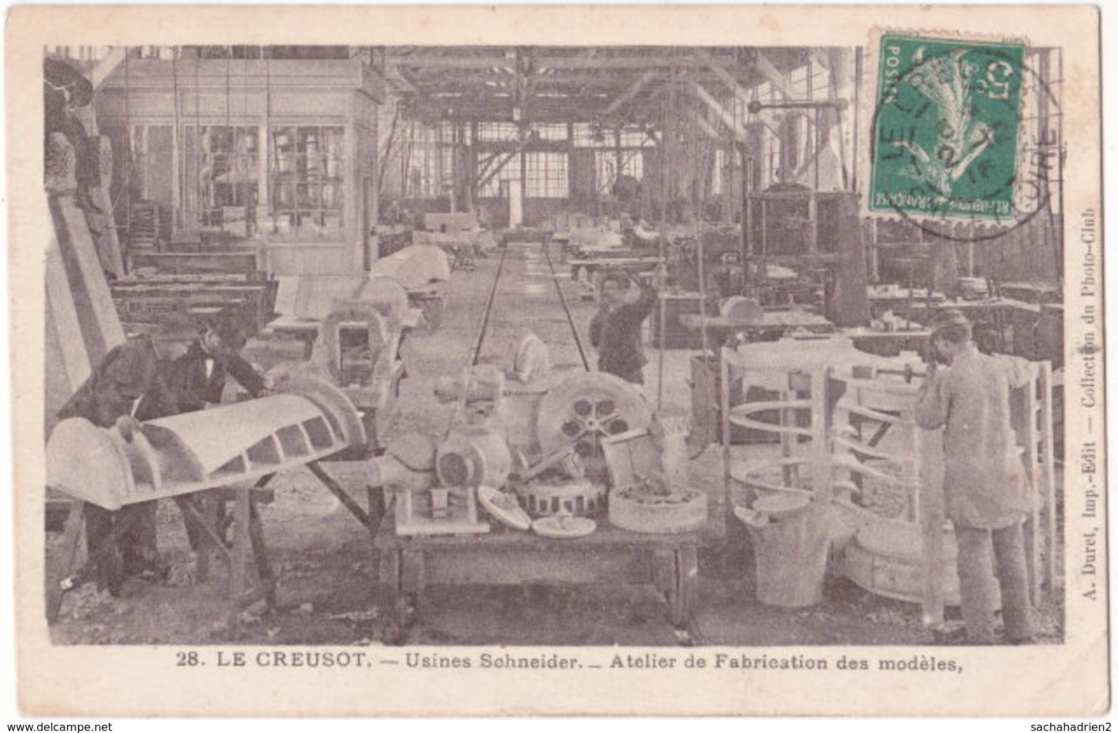 71. LE CREUSOT. Usines Schneider. Atelier De Fabrication Des Modèles. 28 - Le Creusot