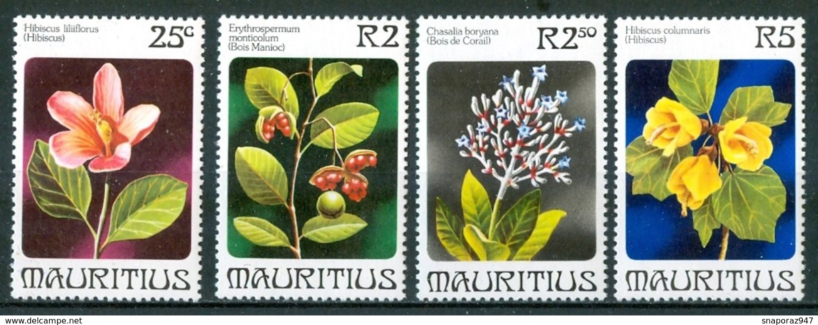 1981 Mauritius Fiori Flowers Fleurs MNH** Fio191 - Altri & Non Classificati