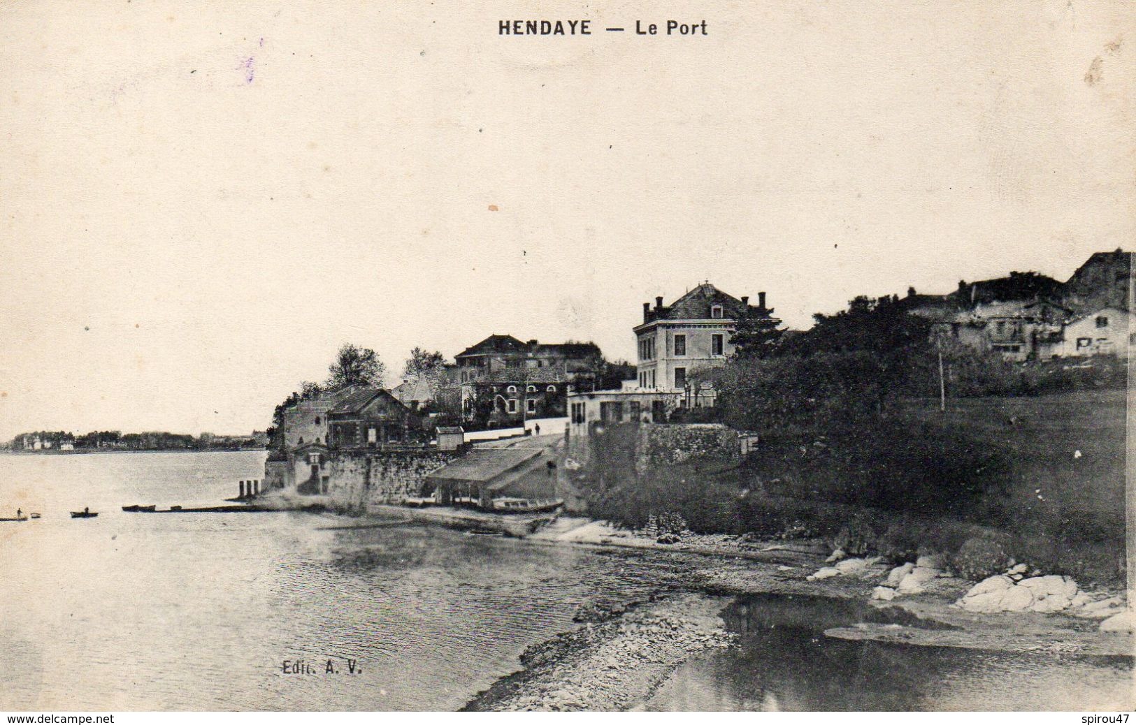 CPA HENDAYE - LE PORT - Hendaye