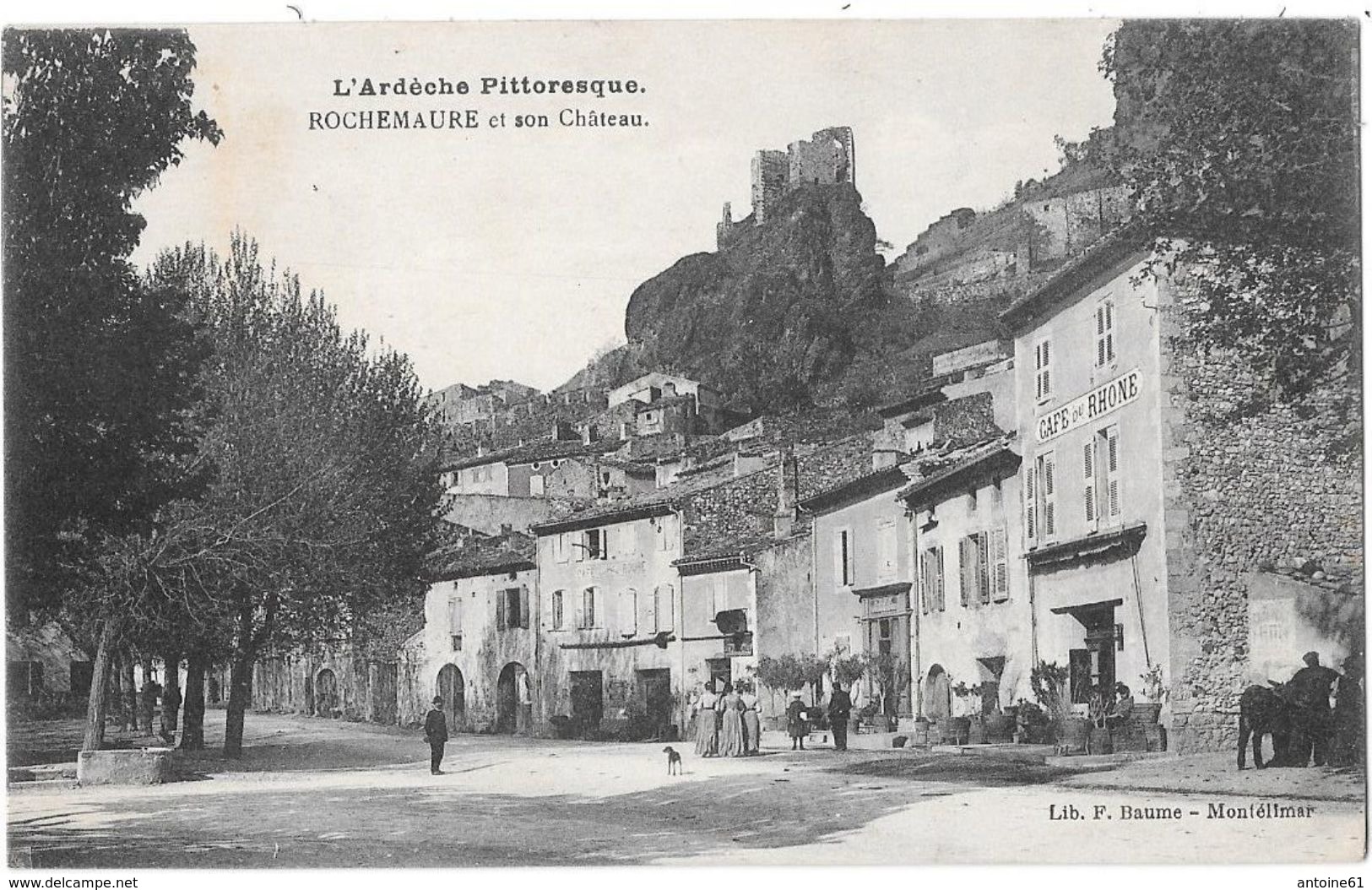 ARDECHE --Lot De 5 Cpa :JAUJAC -ROCHEMAURE -ALBOUSSIERES -VOGUE -VALS -Toutes Scannées - Autres & Non Classés