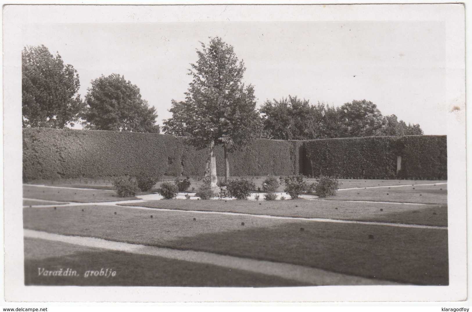 Varaždin Cemetery Old Postcard Not Travelled B180320 - Croatia