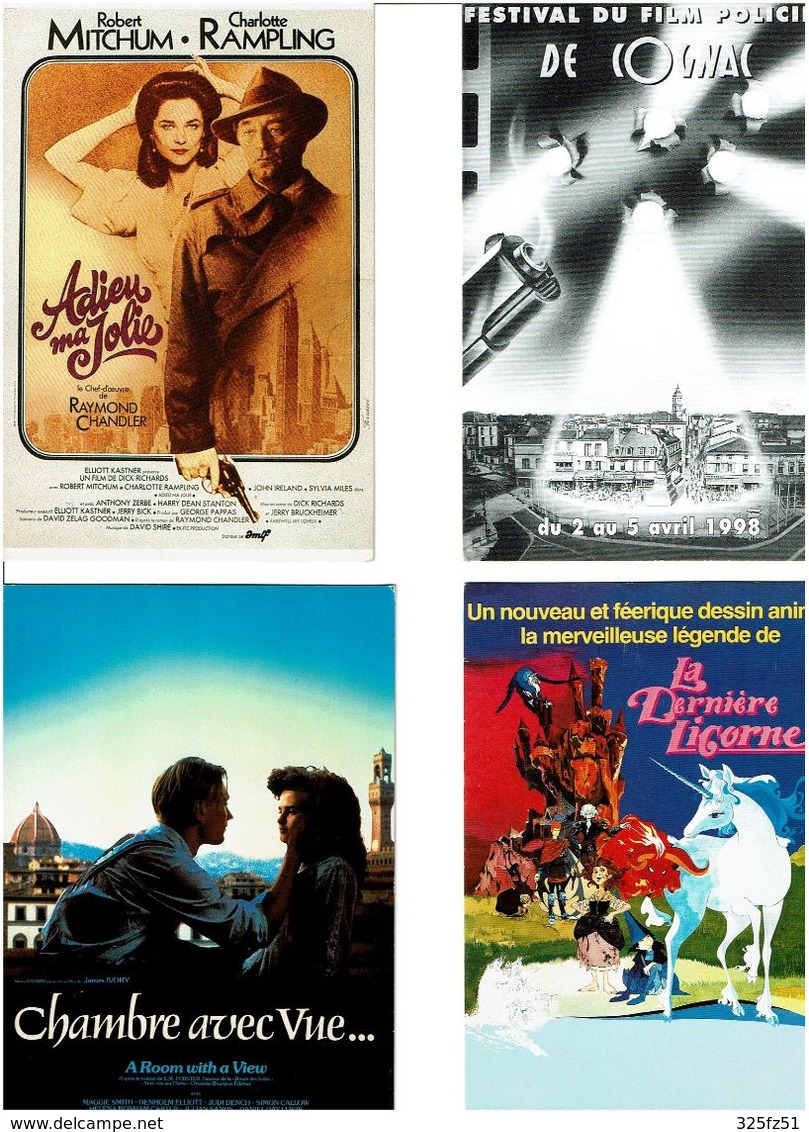 CINEMA /  Lot De 45 Cartes Postales Modernes Neuves - 5 - 99 Postales