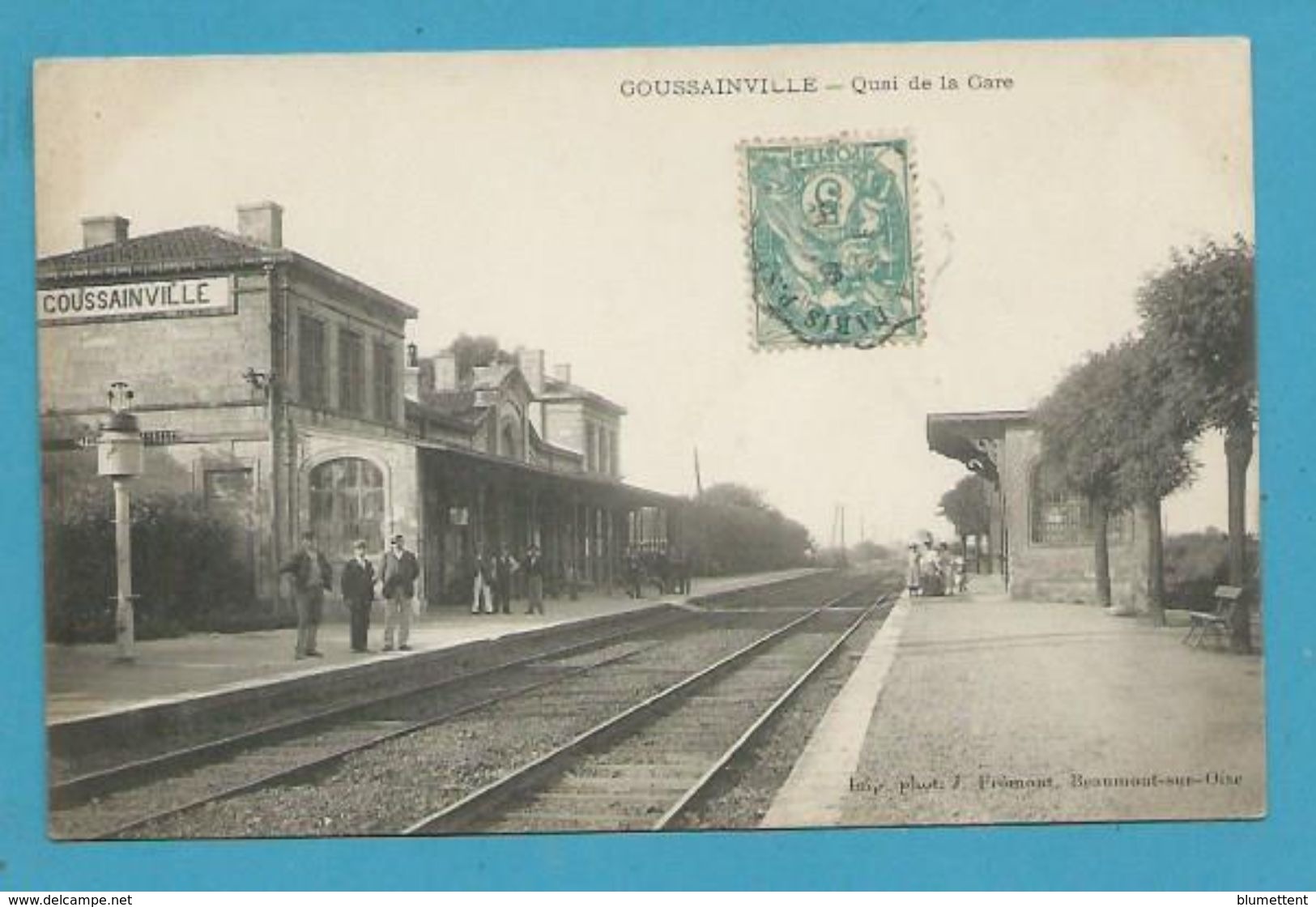 CPA - Chemin De Fer La Gare De GOUSSAINVILLE 95 - Goussainville