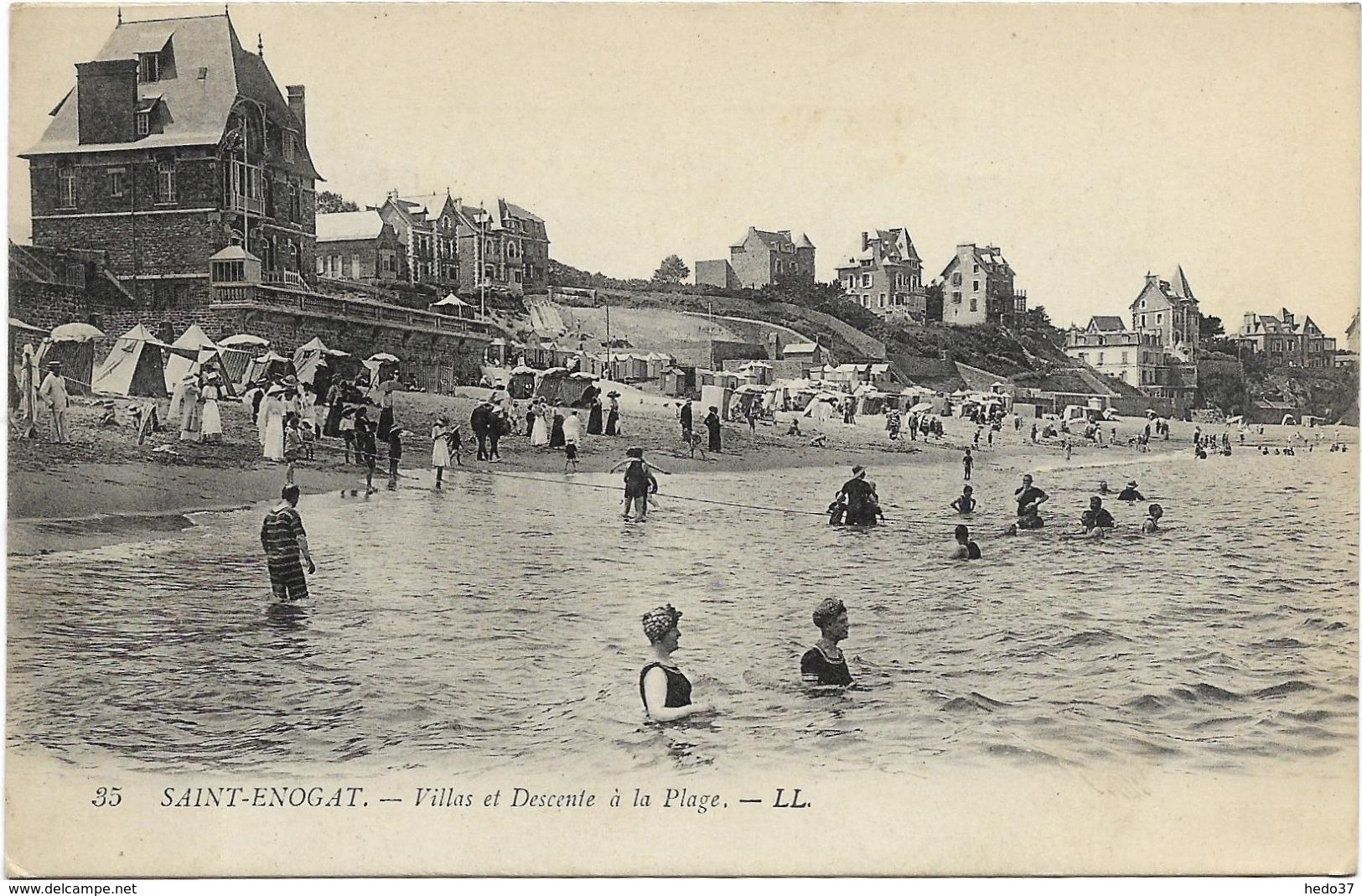 Saint-Enogat - Villas Et Descente à La Plage - Autres & Non Classés