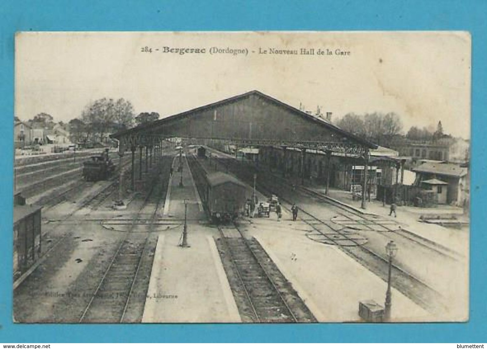 CPA - Chemin De Fer Train Le Nouveau Hall De La Gare De BERGERAC 24 - Bergerac