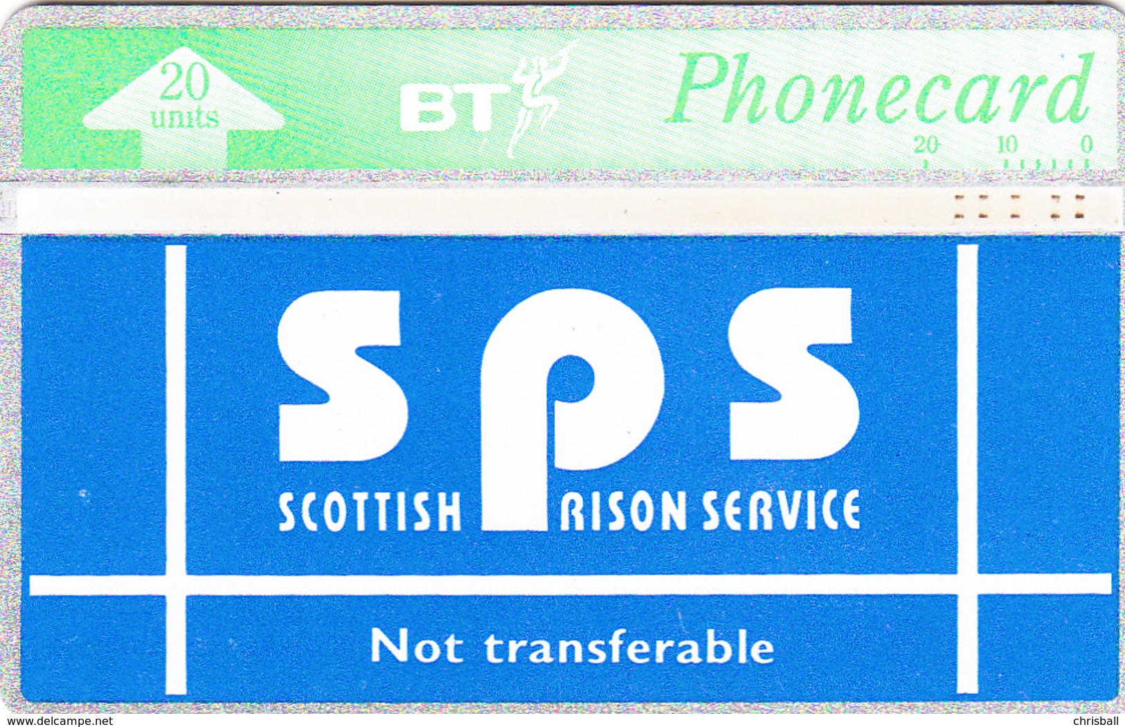 BT   Phonecard - Scottish Prison Service - Superb Fine Used Condition - Gevangenissen