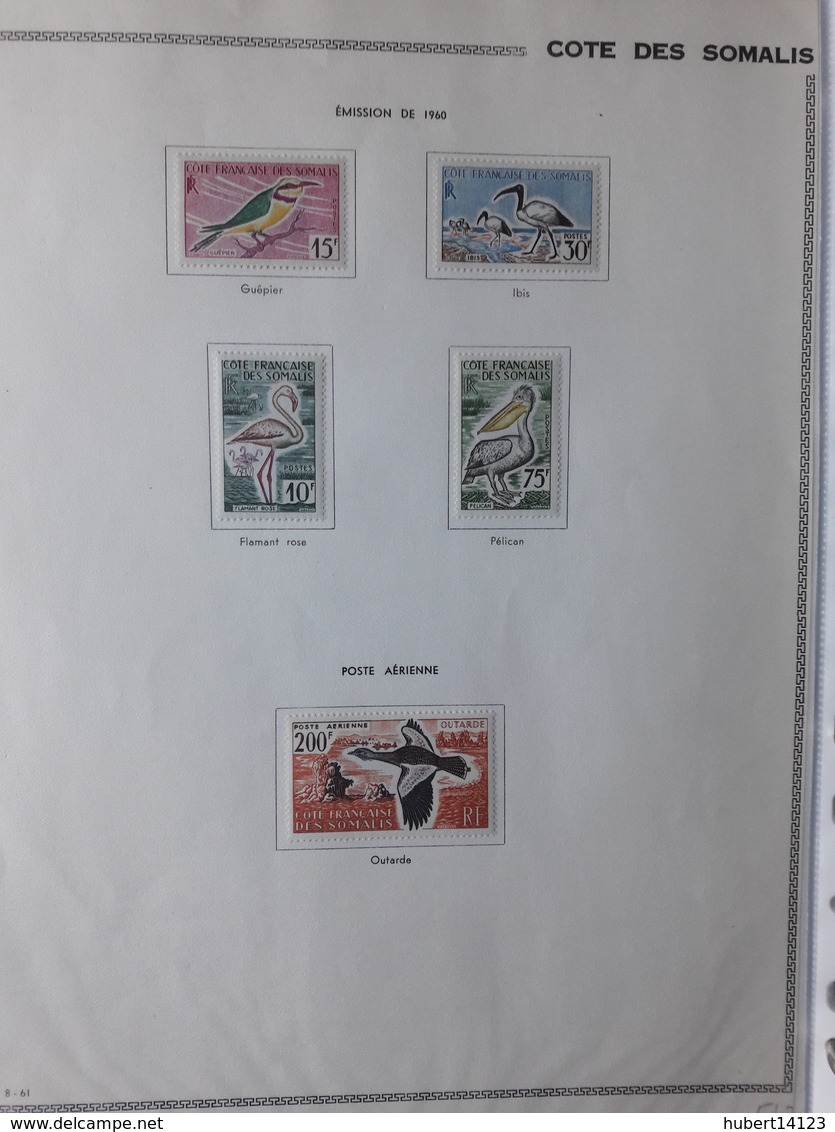 COTE DES SOMALIS - COLLECTION COMPLETE DE 1958 A 1966 Neufs Avec Charnière - Unused Stamps