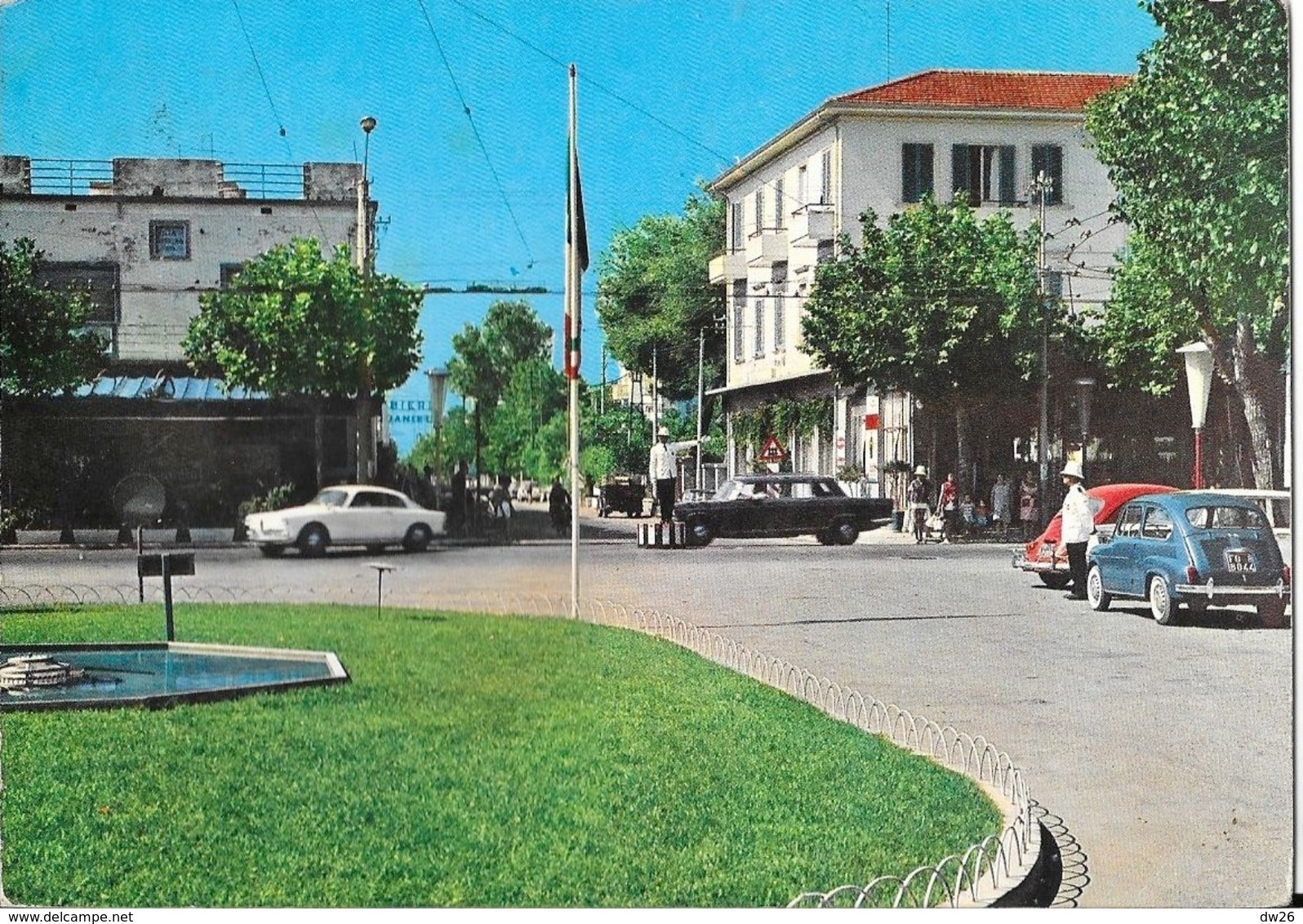 Bellariva (Rimini) - Viale Rimenbranze (Allée Souvenir) E Pensione Ideale - Fiat 500, Alfa Roméo - Rimini