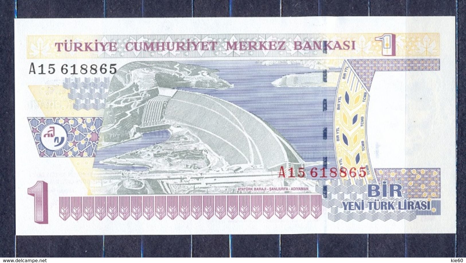 Turkey - 2005 - 1bir -  P216...UNC - Turquie