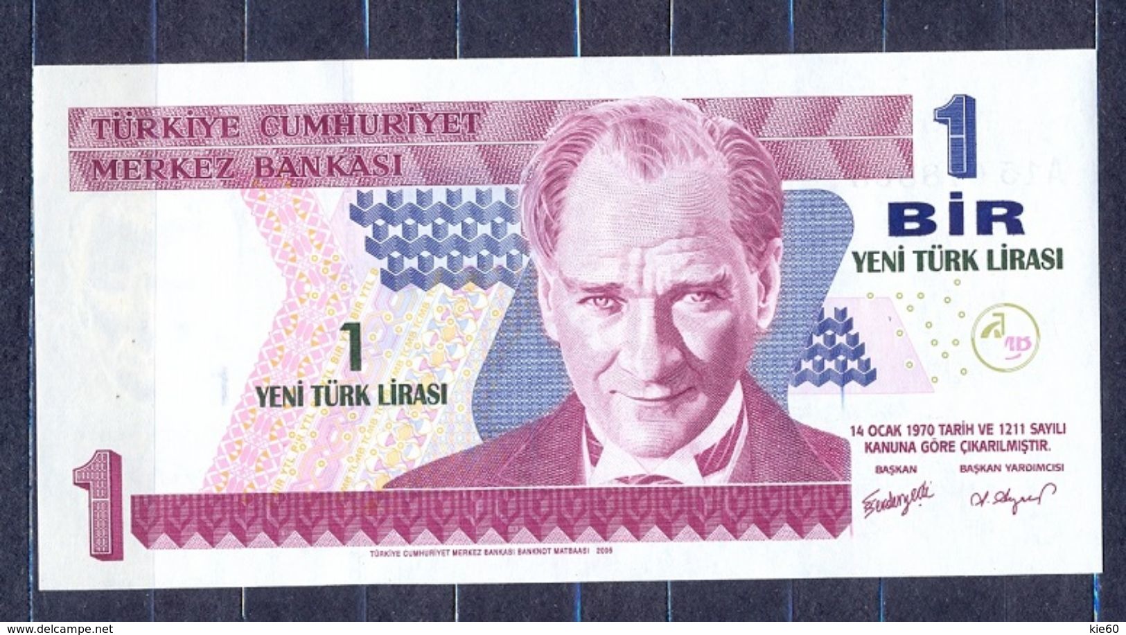 Turkey - 2005 - 1bir -  P216...UNC - Turquie