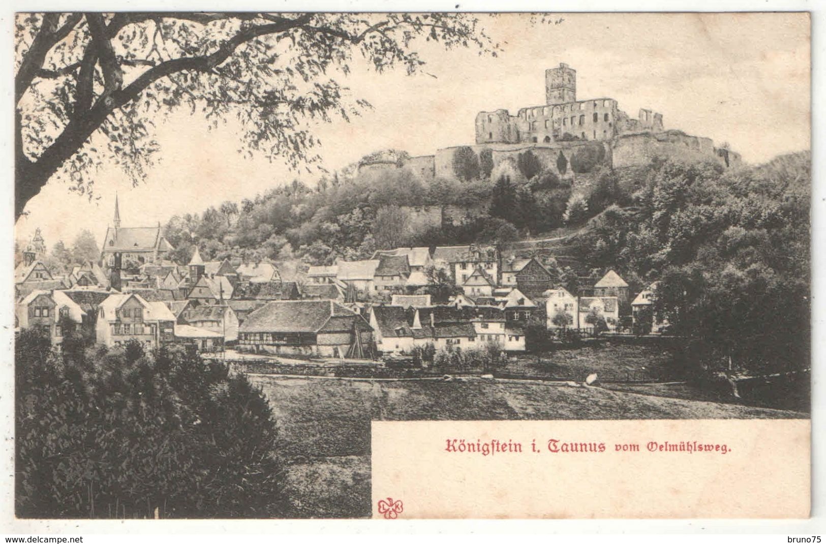 KÖNIGSTEIN I. Taunus Vom Oelmühlsweg - Koenigstein