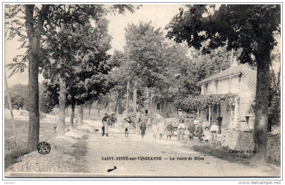 21 SAINT-SEINE-sur-VINGEANNE - La Route De Dijon - Sonstige & Ohne Zuordnung