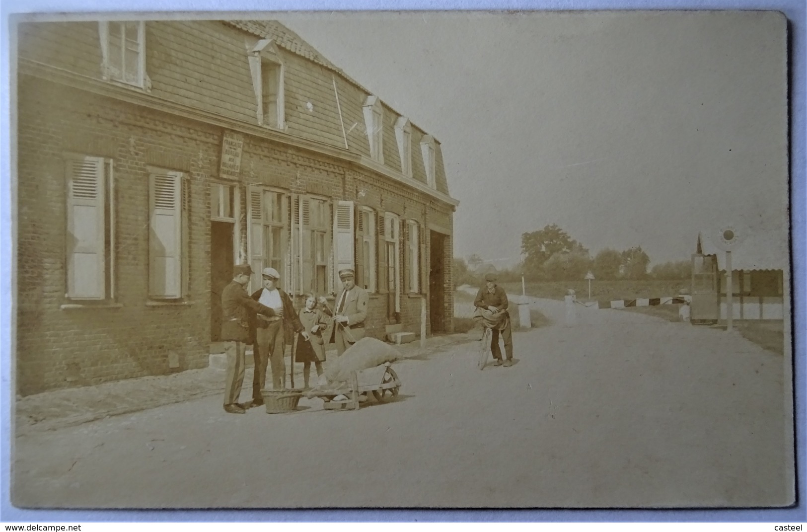 Photo Carte - Bureau De Douane - Flandre - Hondschoote Ou Alentours ? La Fouille - Beau Plan - Autres & Non Classés