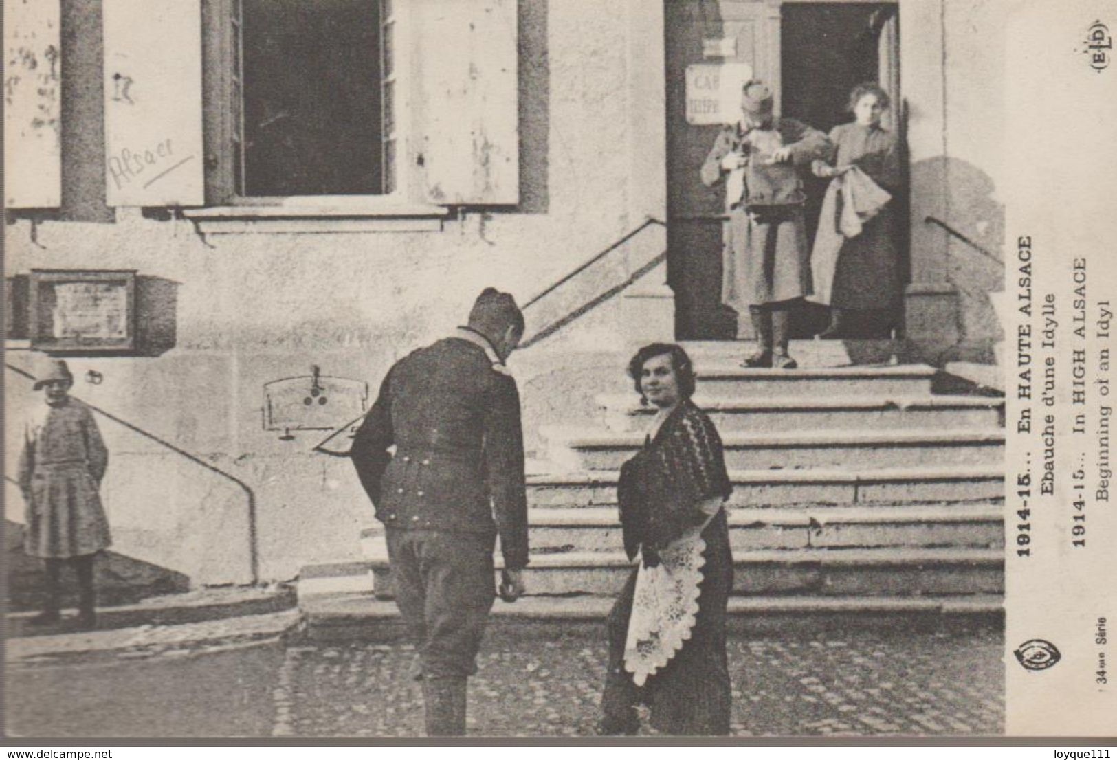 1914-15..en Haute Alsace, ébauche D'une Idylle - Guerra 1914-18