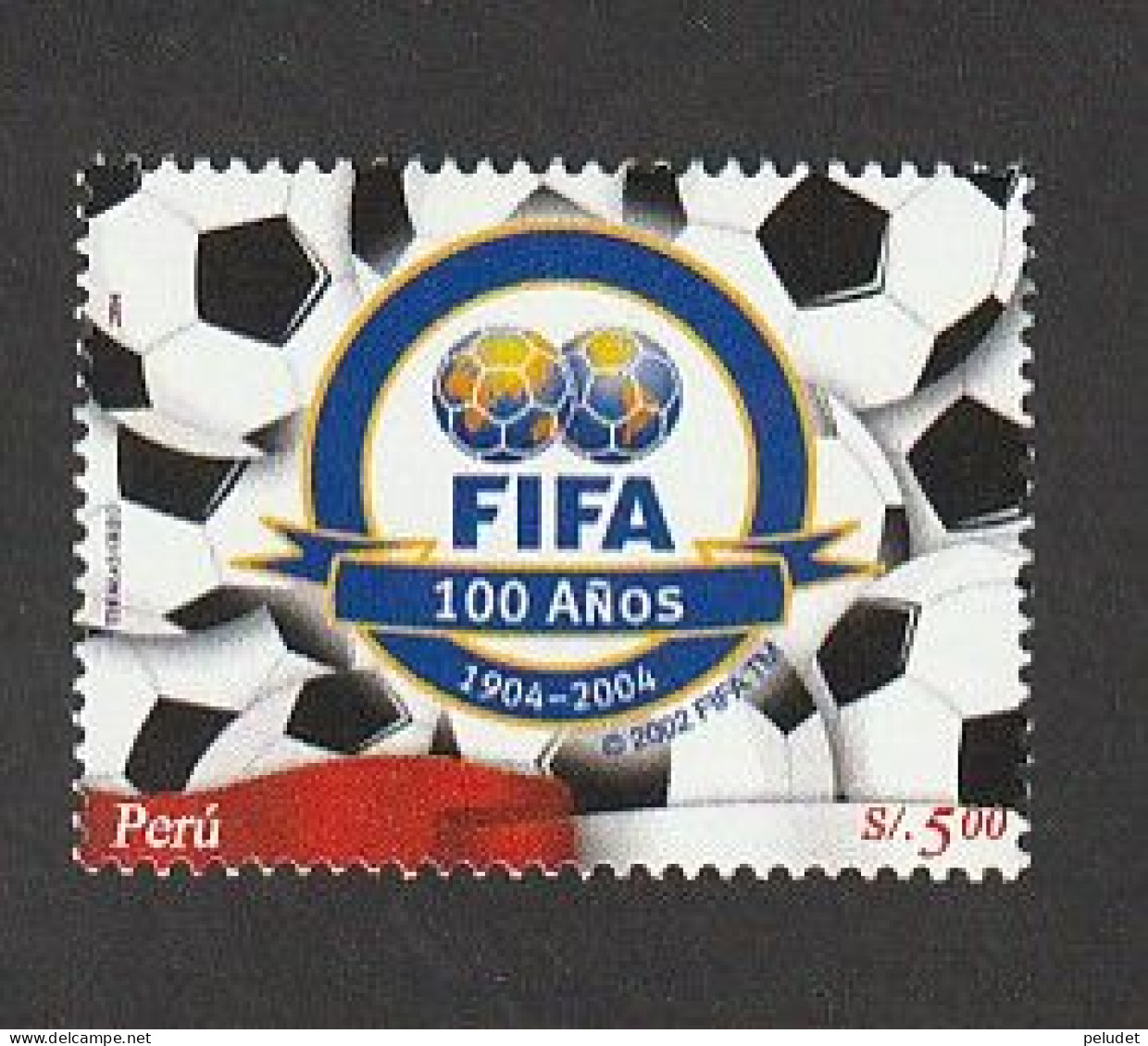 Peru 2004 FIFA-Football 1 V.** Mi 1959, Sn 1438, Yt 1453, Sg 2266, - Peru