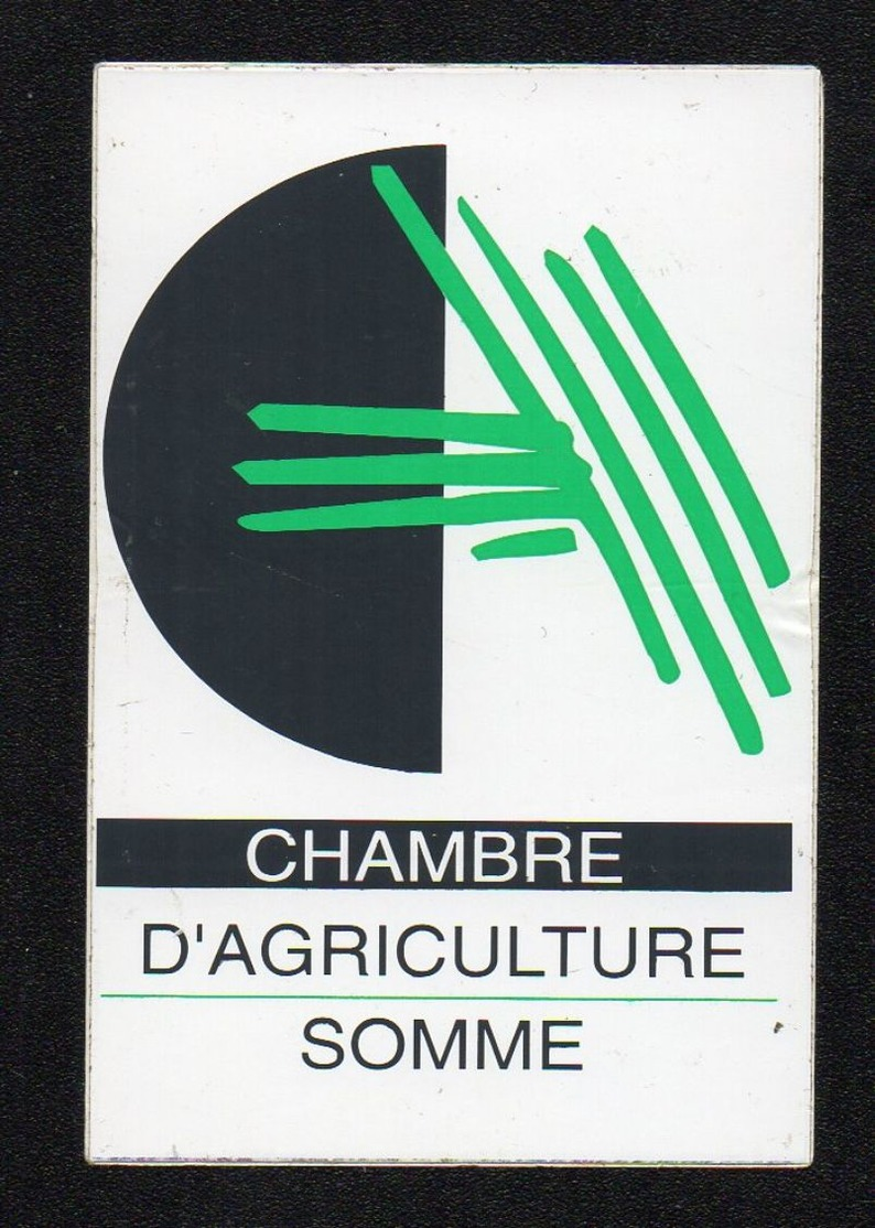 CHAMBRE D AGRICULTURE DE LA SOMME - Autocollant  - Ref: 1378 - Stickers