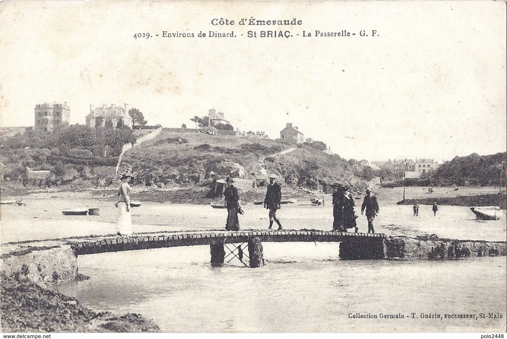 CPA - Saint Briac - La Passerelle - Saint-Briac