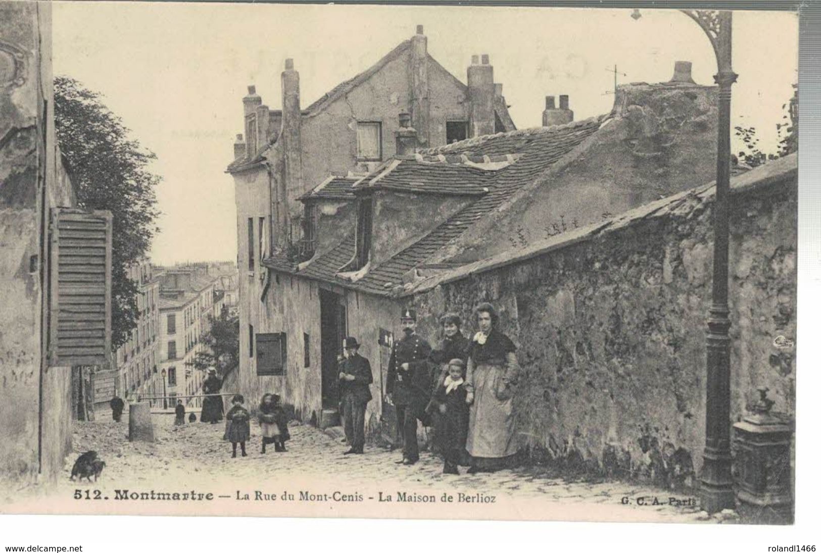 75018  La Rue Du Mont Cenis La Maison De Berlioz - District 18