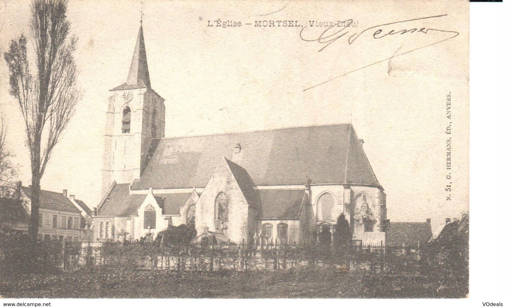Mortsel - CPA - L'Eglise (vieux Dieu) - Mortsel