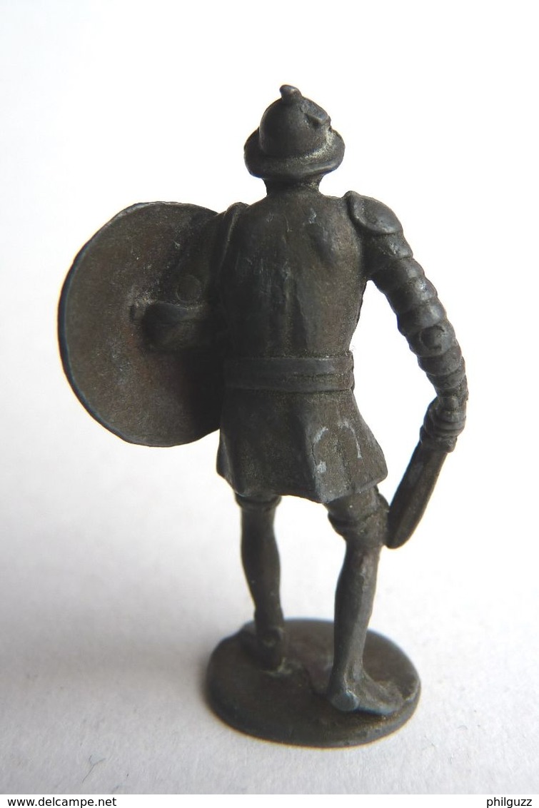 FIGURINE KINDER  METAL SOLDAT ROMAIN 4 2ème Série 80's -   ROMER 4 GLADIATEUR  GLADIATOR FER - Figurines En Métal