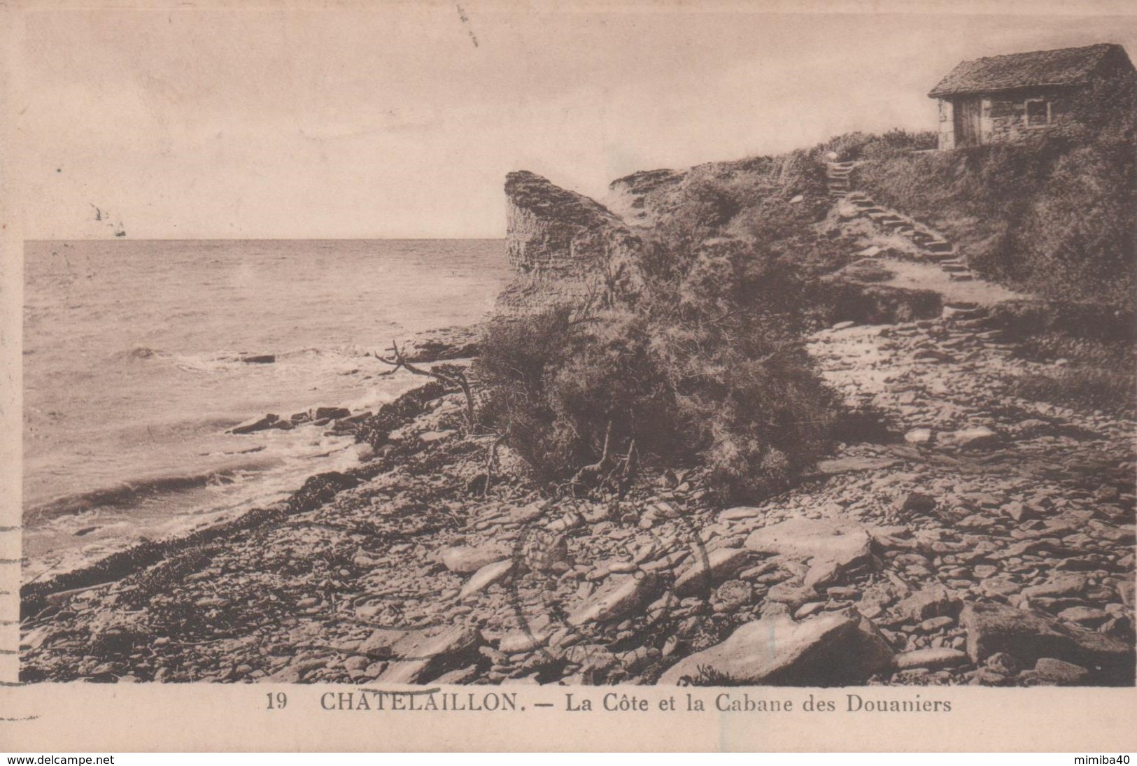 CHATELAILLON - La Cote Et La Cabane Des Douaniers - - - Châtelaillon-Plage