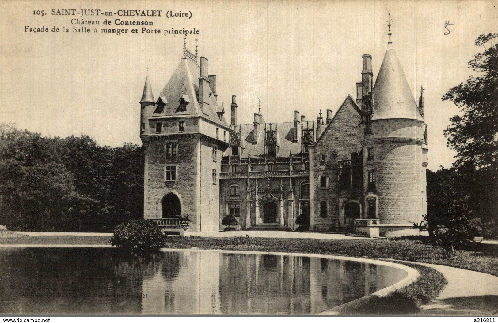 SAINT JUST EN CHEVALET CHATEAU DE CONTENSON - Saint Just Saint Rambert