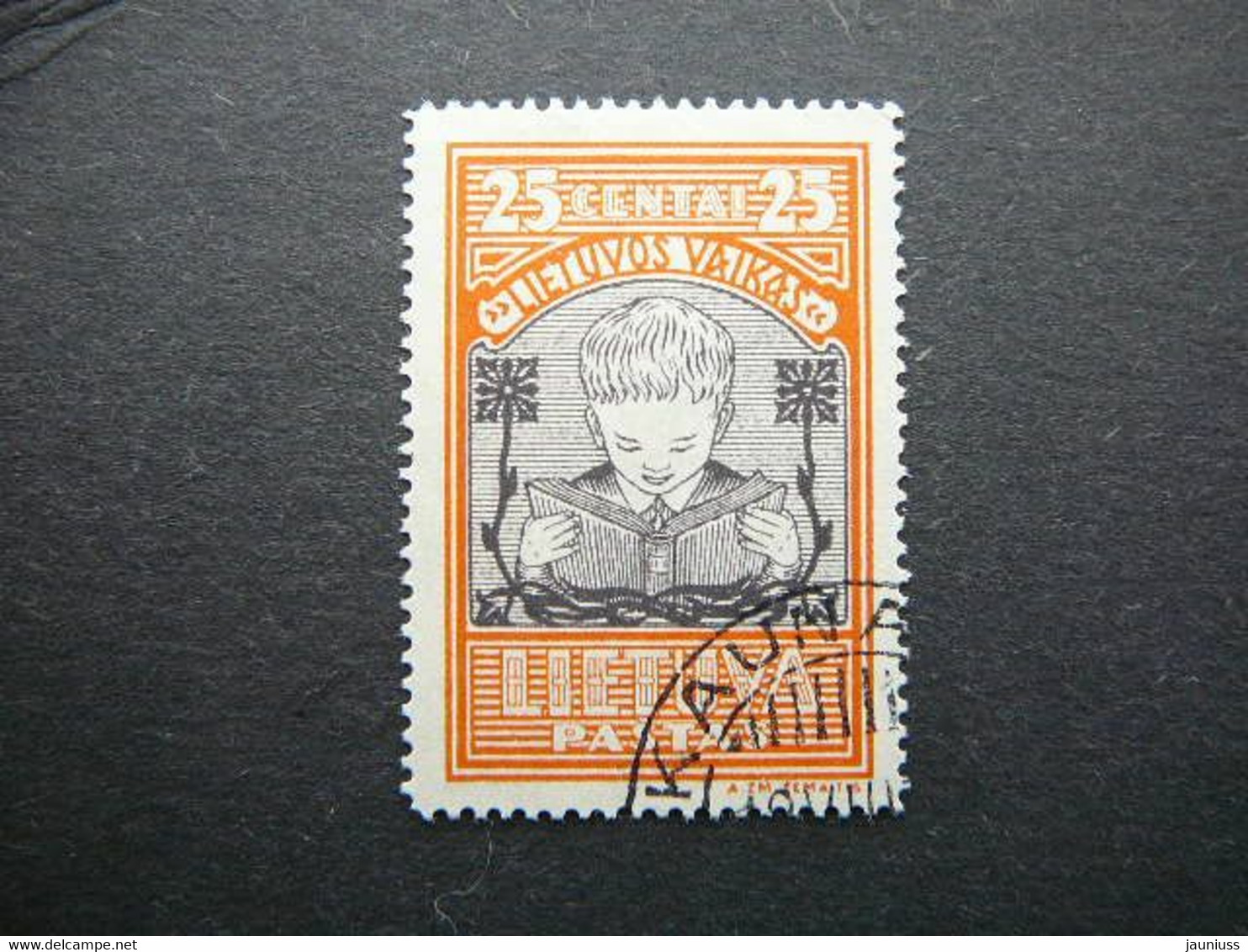 Lietuva Litauen Lituanie Litouwen Lithuania 1933 Lithuanian Child Used # Mi. 367 A - Lithuania