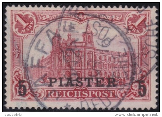 Michel    .     20 II        .     Stempel  JAFFA   .     O   .              Gebraucht - Deutsche Post In Der Türkei