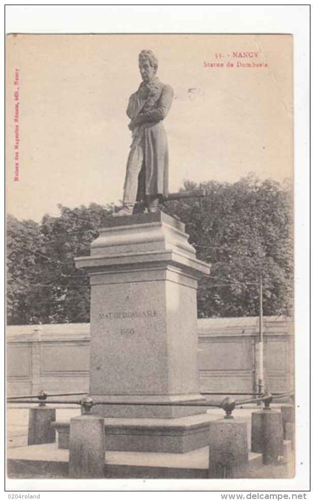 France 54 - Nancy - Statuede Dombasle   :  Achat Immédiat - Nancy