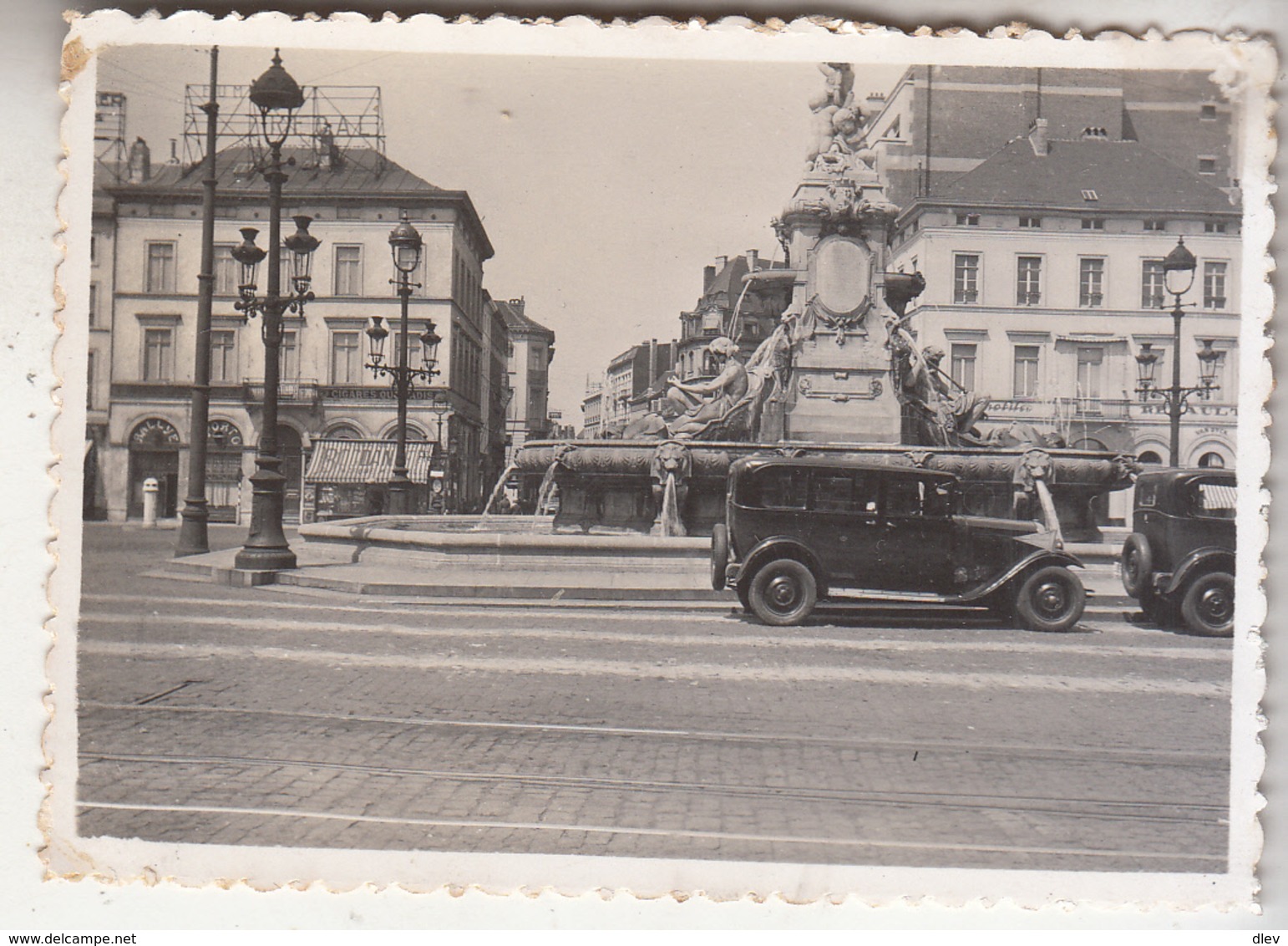 Bruxelles - Porte De Namur - Oldtimer - Photo Originale Format 6 X 8.5 Cm - Lieux