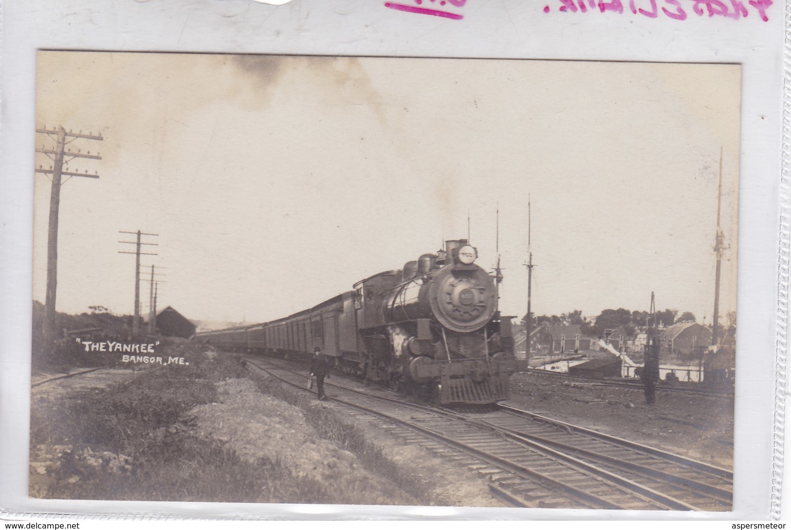 MEXICO. THE YANKEE. BANGOR. TRAIN TREN RAILWAYS.-TBE-BLEUP - Mexico